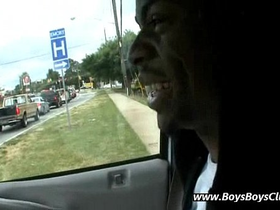 Interracial gay bareback porn video 23